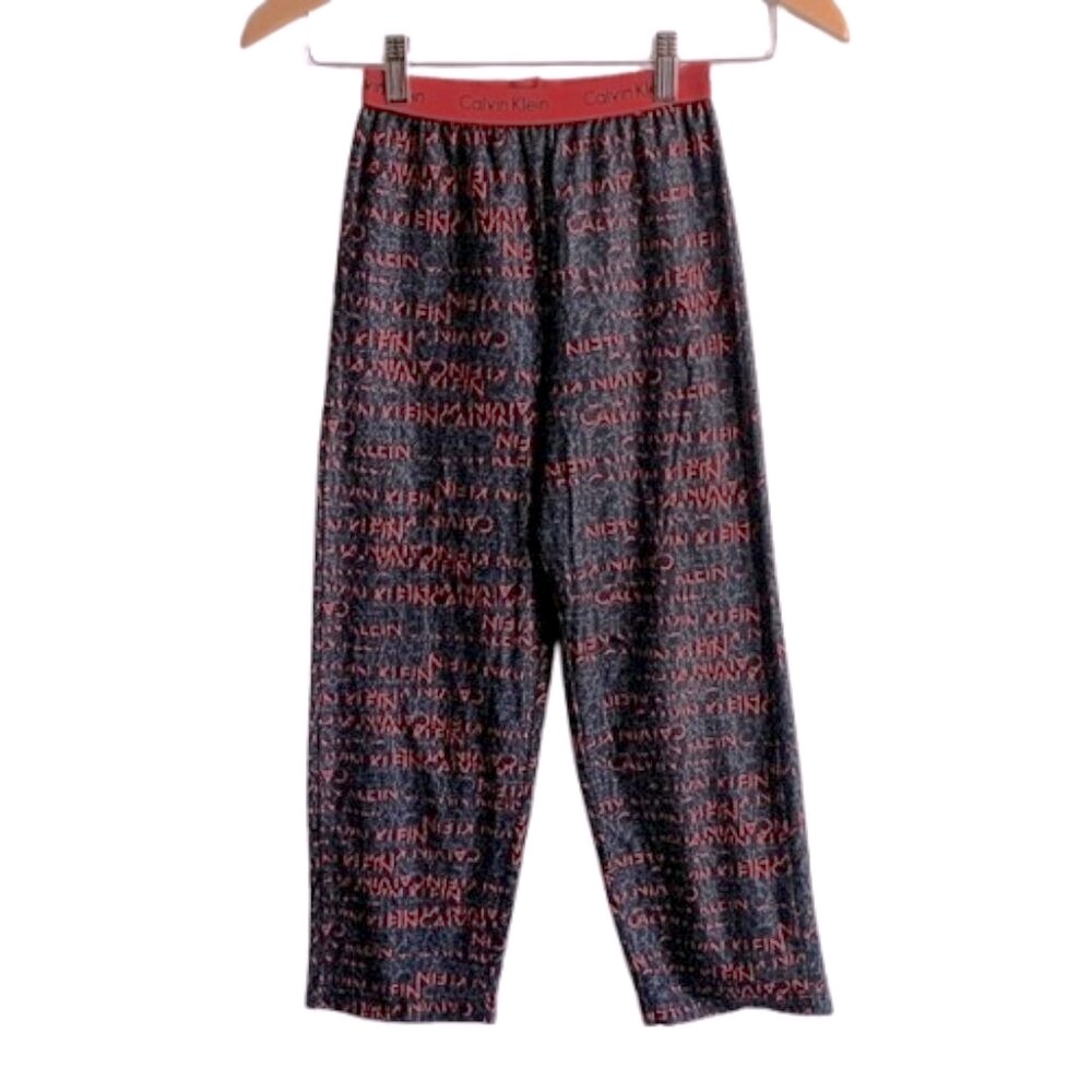 Calvin Klein Kids Black and Red Leggings
